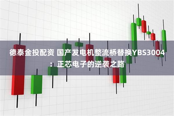德泰金投配资 国产发电机整流桥替换YBS3004：正芯电子的逆袭之路